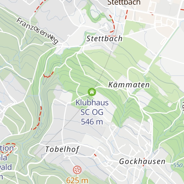 Map of Klubhaus SC OG