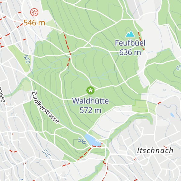 Map of Waldhütte