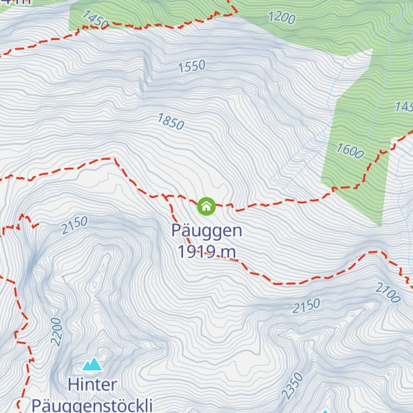 Map of Päuggen