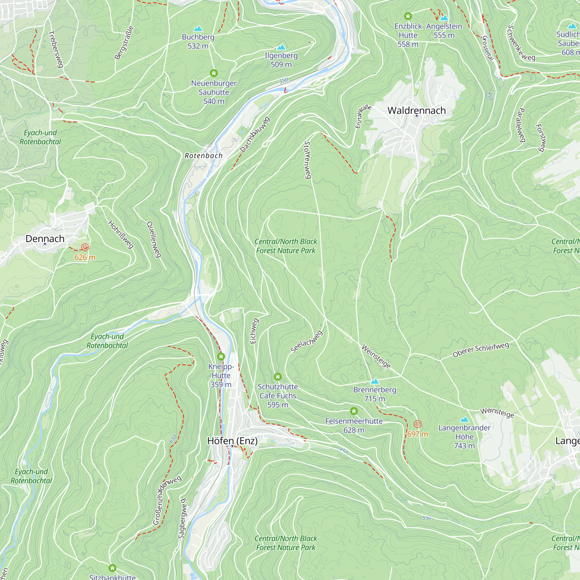 Neurißberghütte map