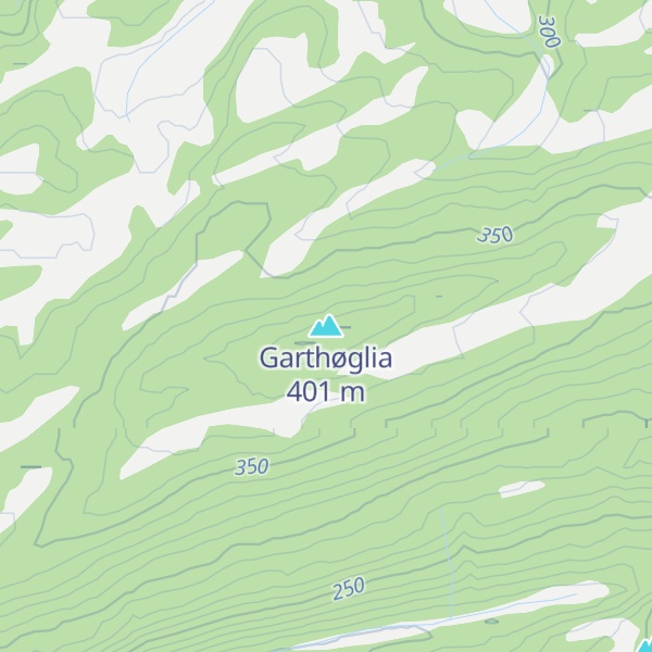 Map of Garthøglia