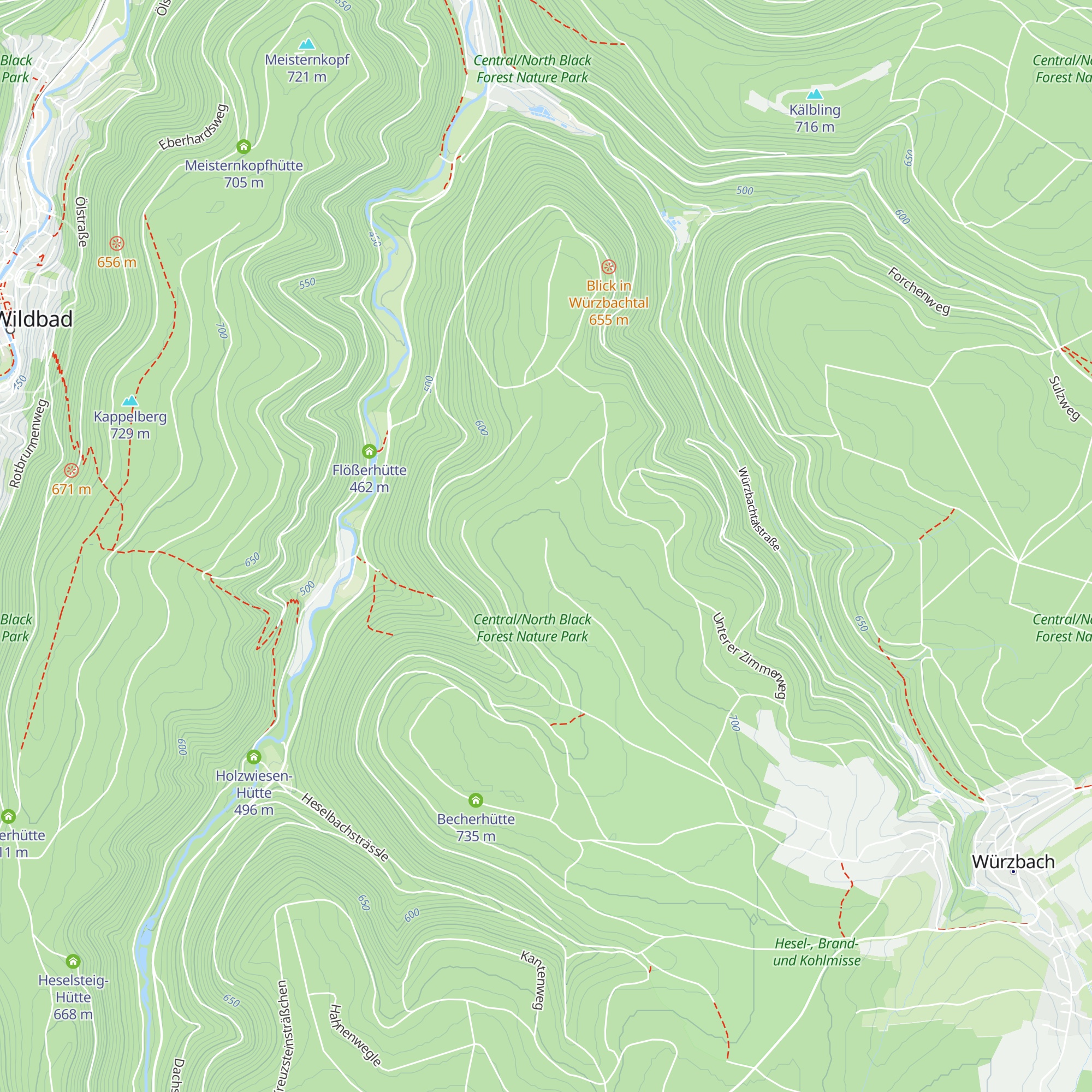 Heimenhardthütte (Selig) map