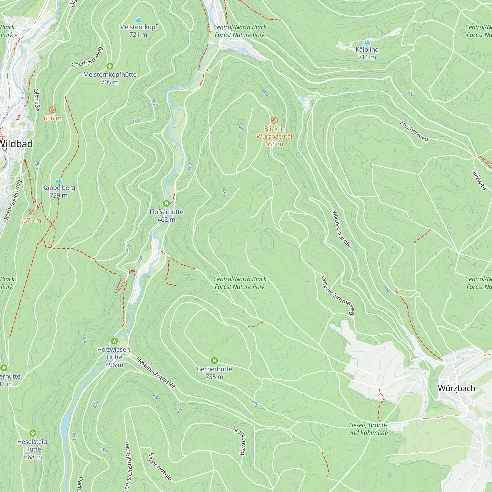 Heimenhardthütte (Selig) map
