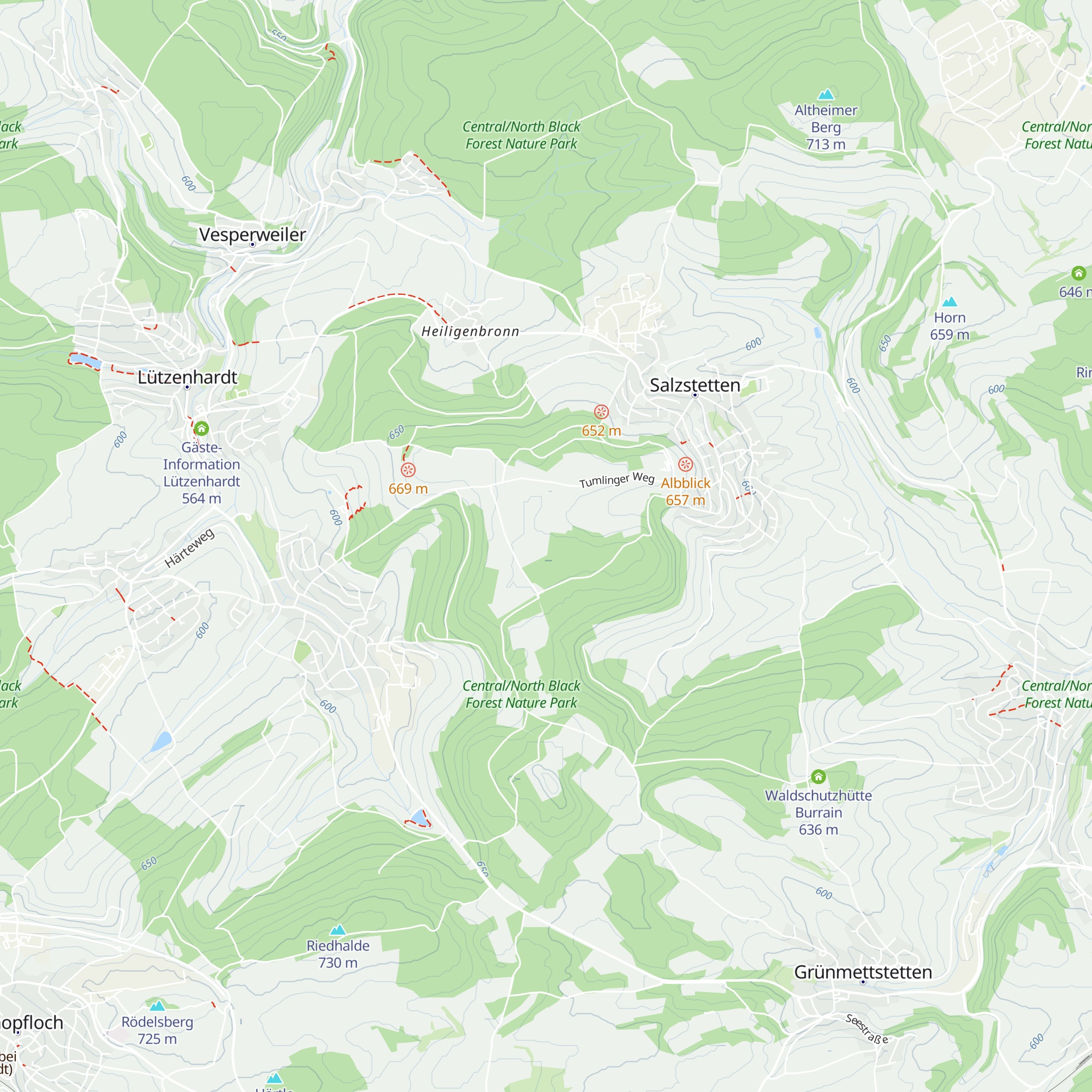Kapfhalde-Hütte map