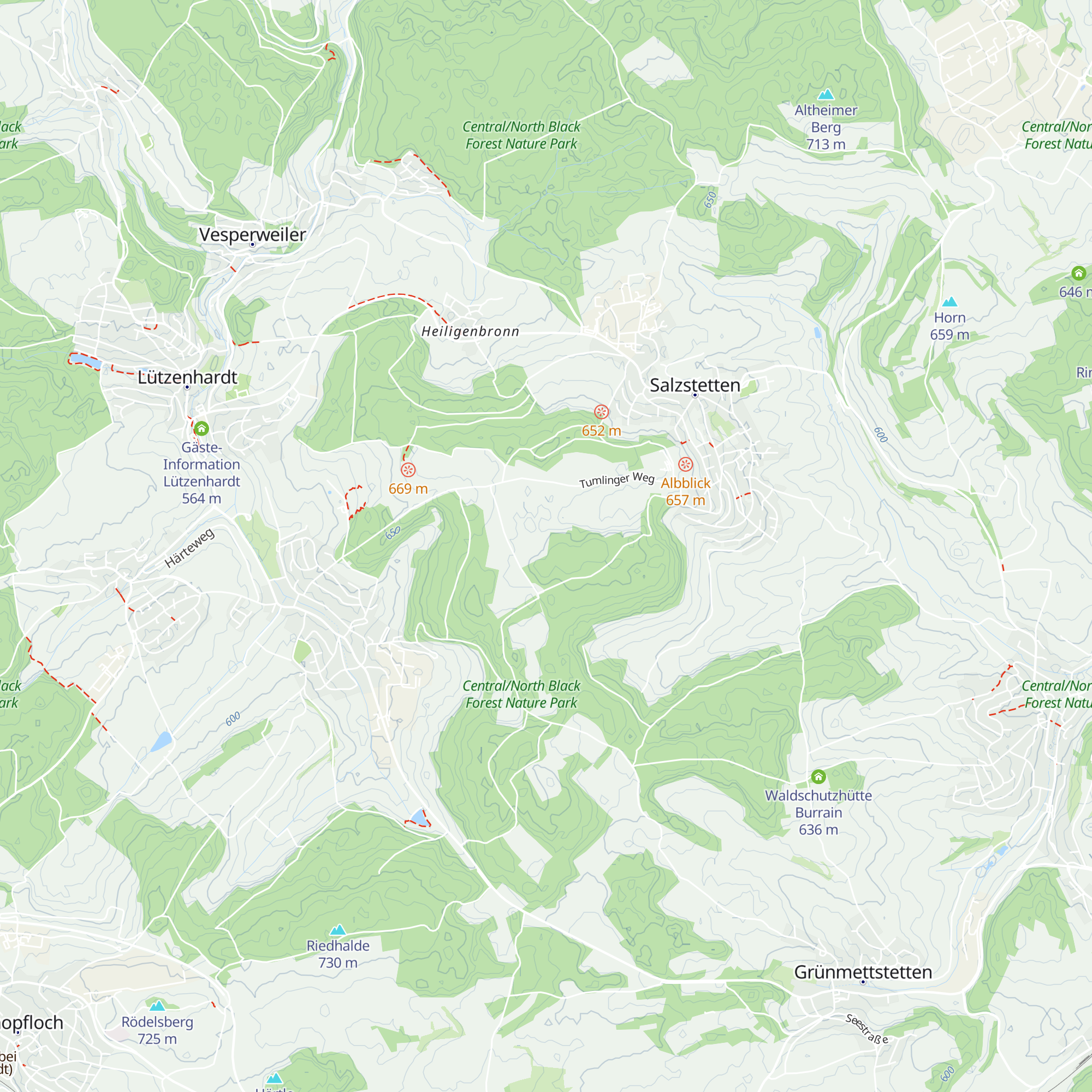 Kapfhalde-Hütte map
