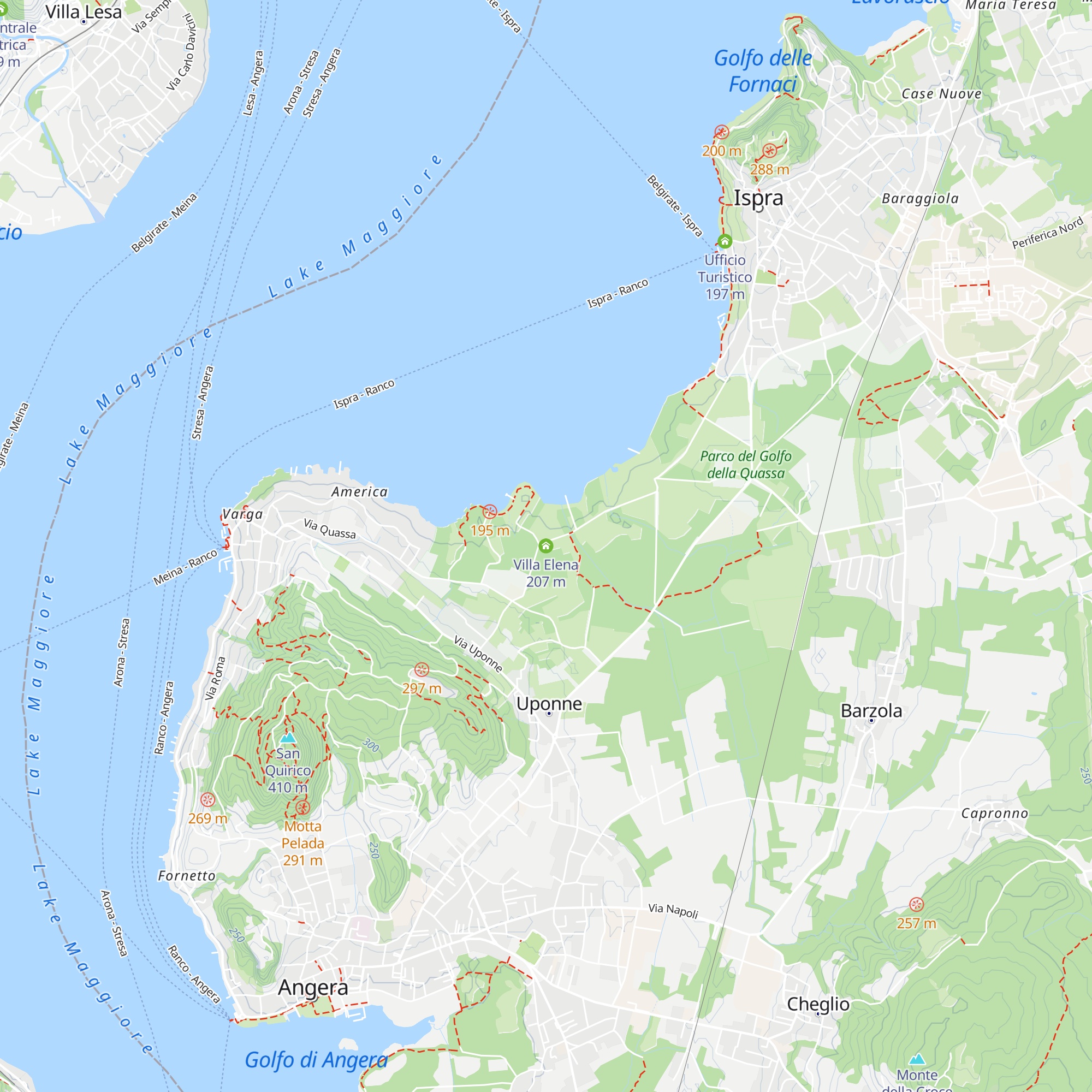Villa Elena map