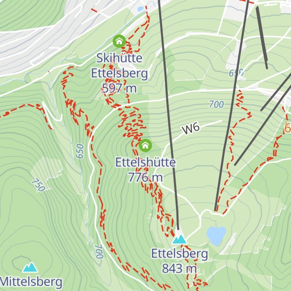 Map of Ettelshütte
