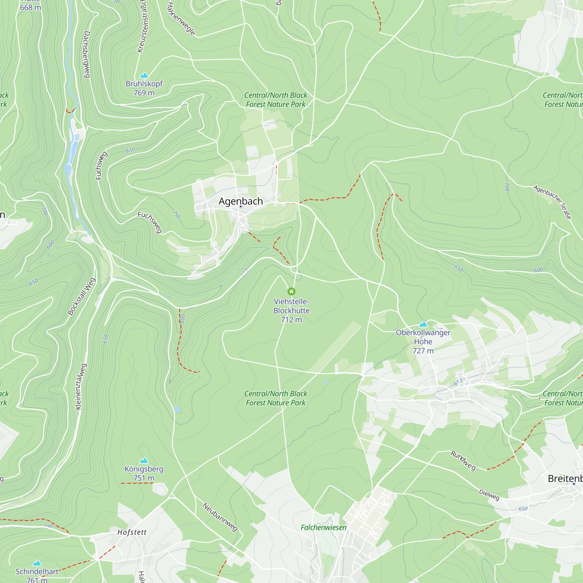 Viehstelle-Blockhütte map