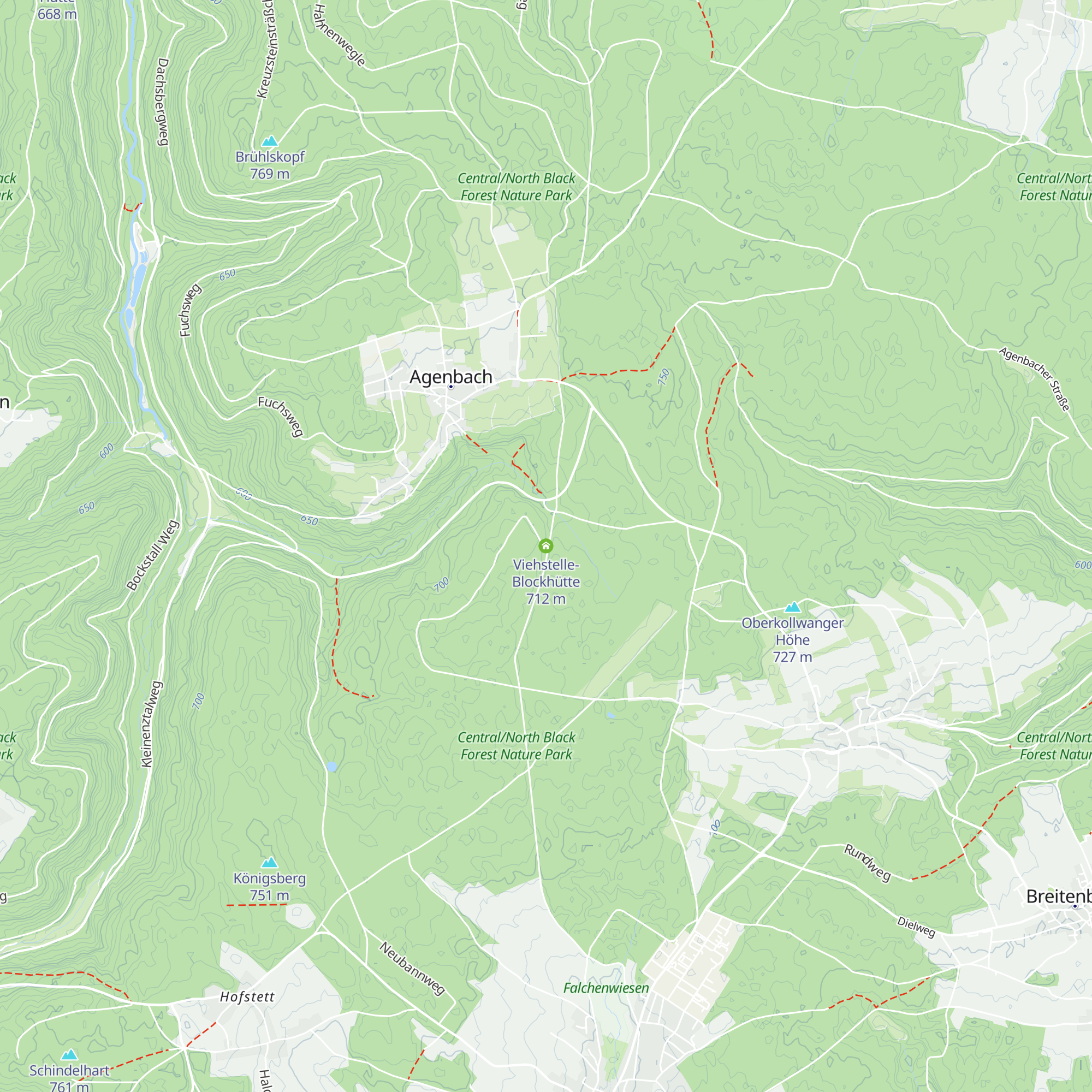 Viehstelle-Blockhütte map