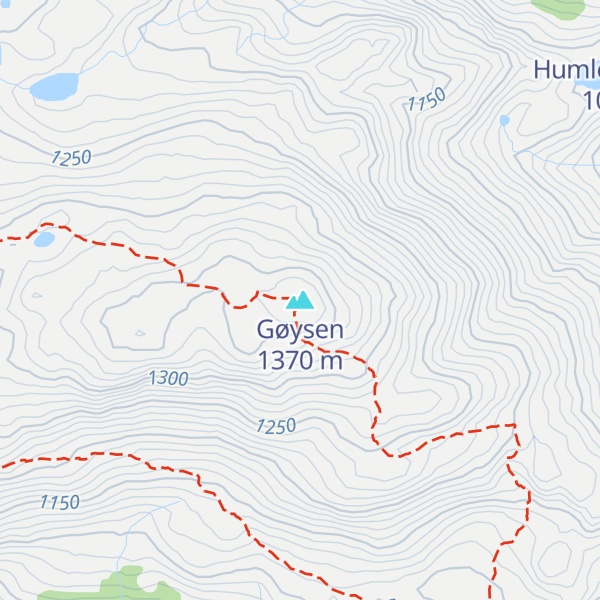 Map of Gøysen