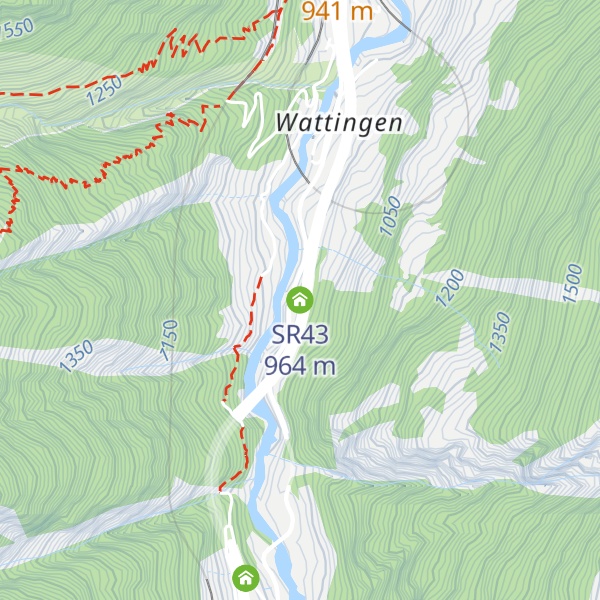 Map of SR43