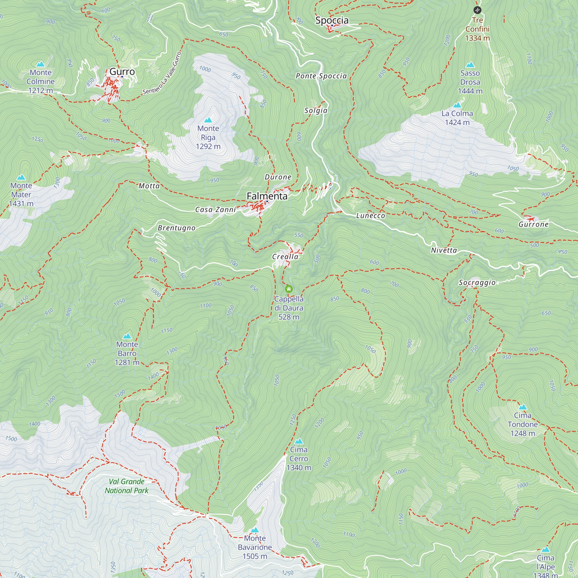 Cappella di Daura map