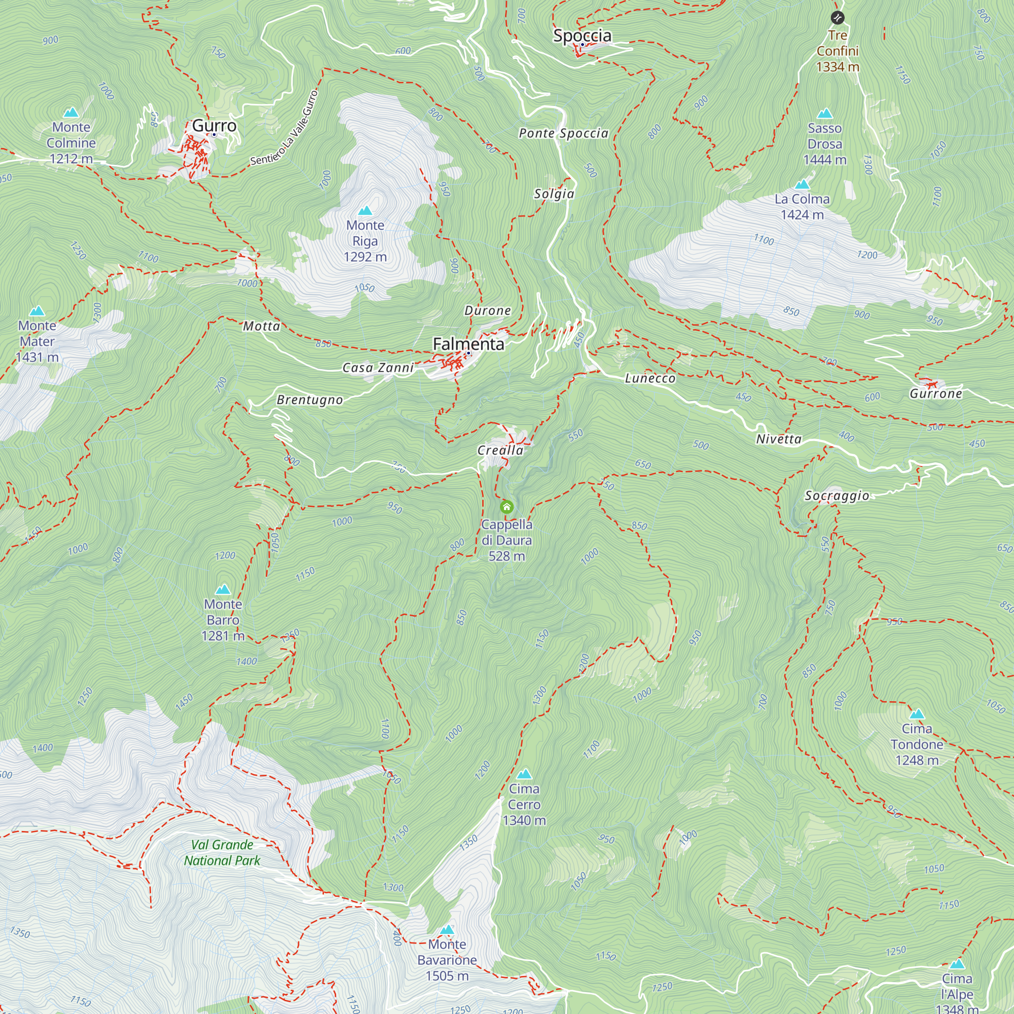Cappella di Daura map
