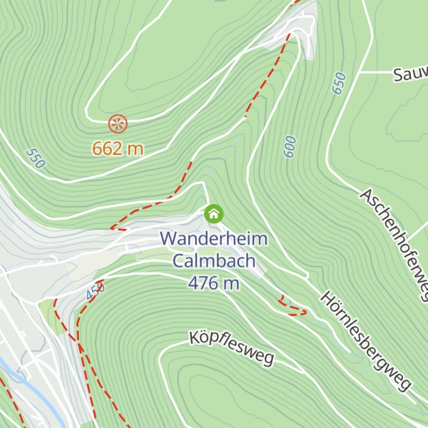Map of Wanderheim Calmbach