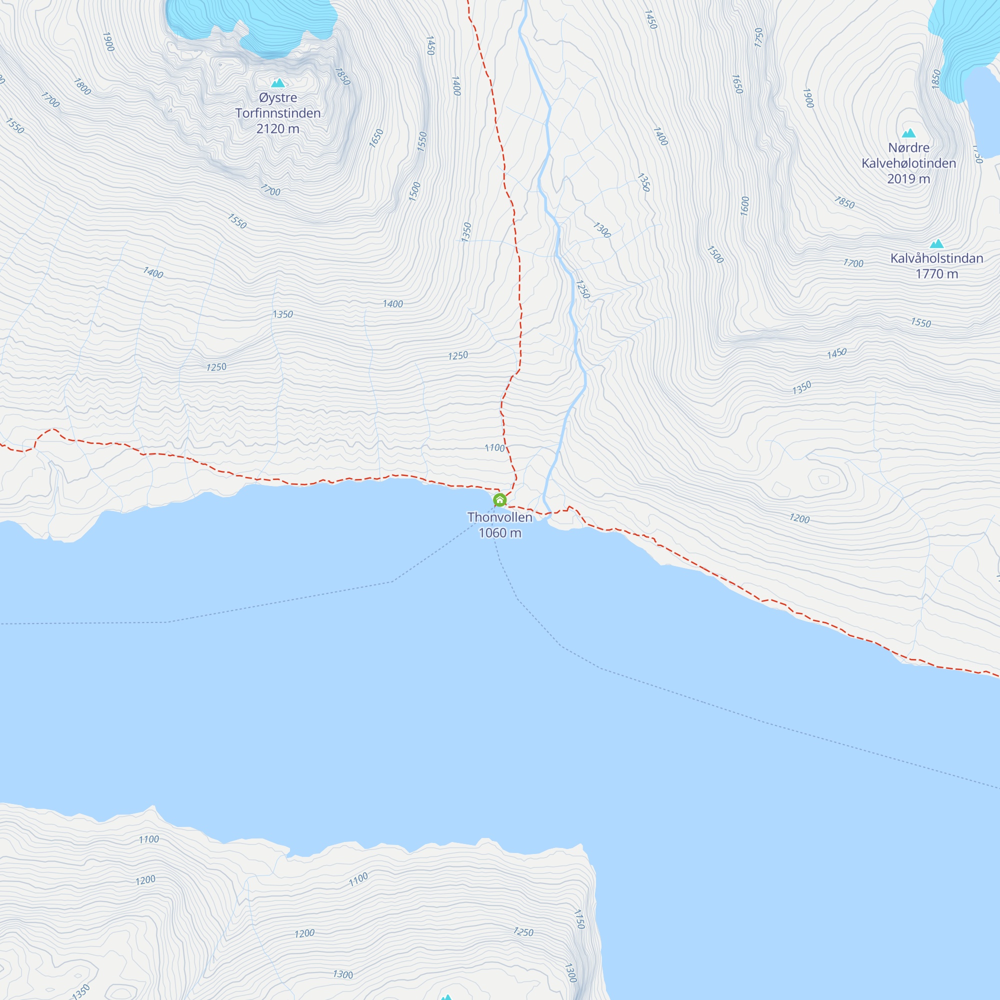 Thonvollen map