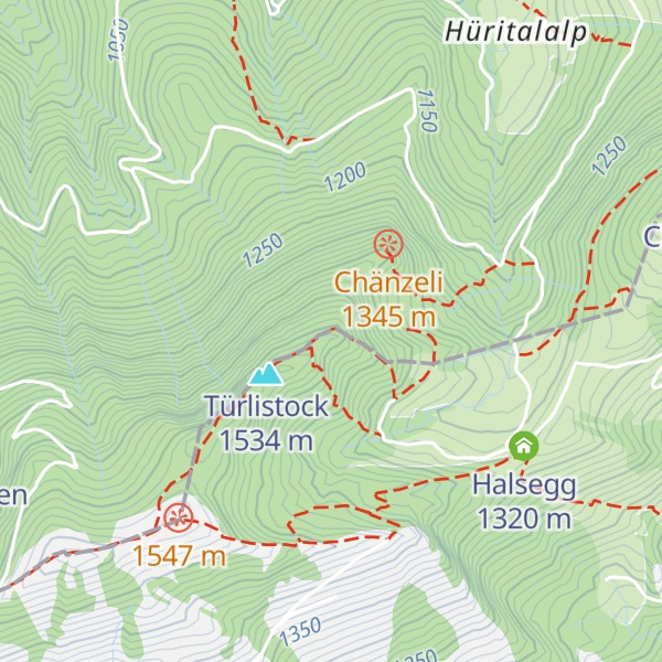 Map of Chänzeli
