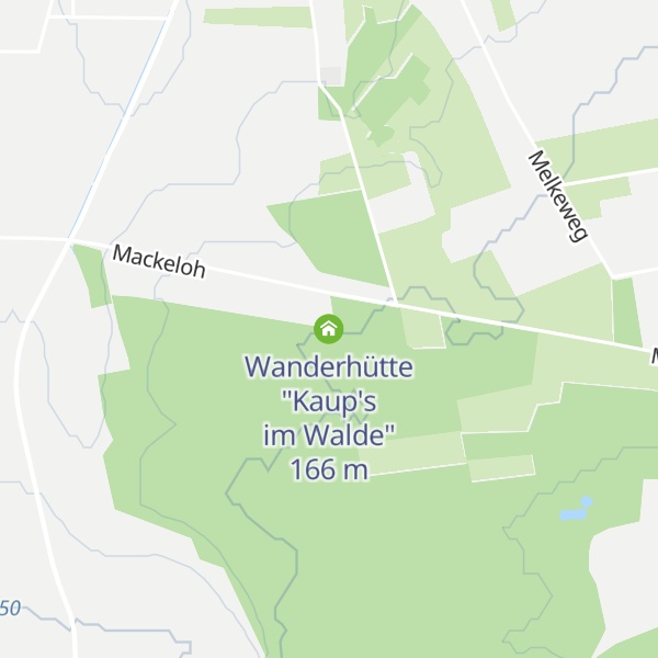 Map of Wanderhütte "Kaup's im Walde"