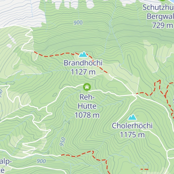 Map of Reh-Hütte