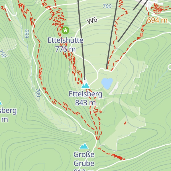 Map of Ettelsberg