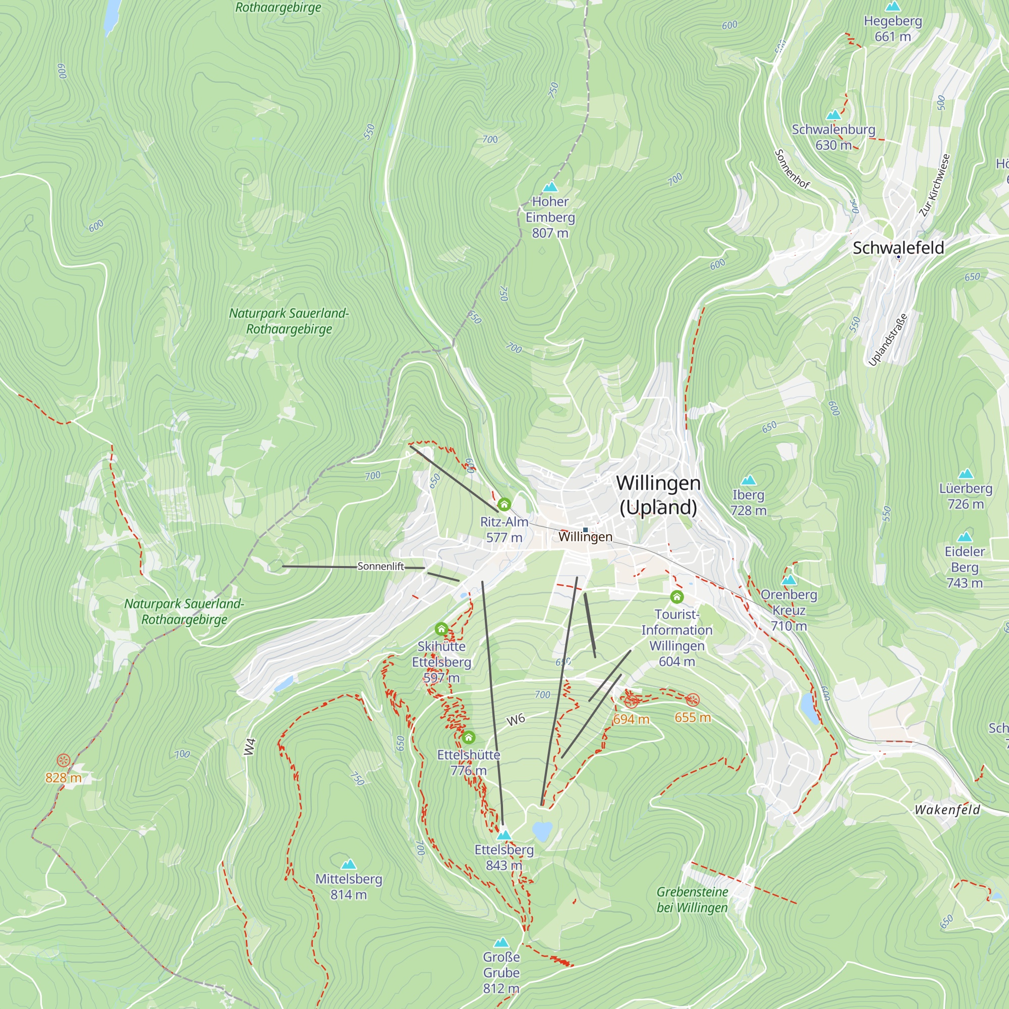 Ritz-Alm map