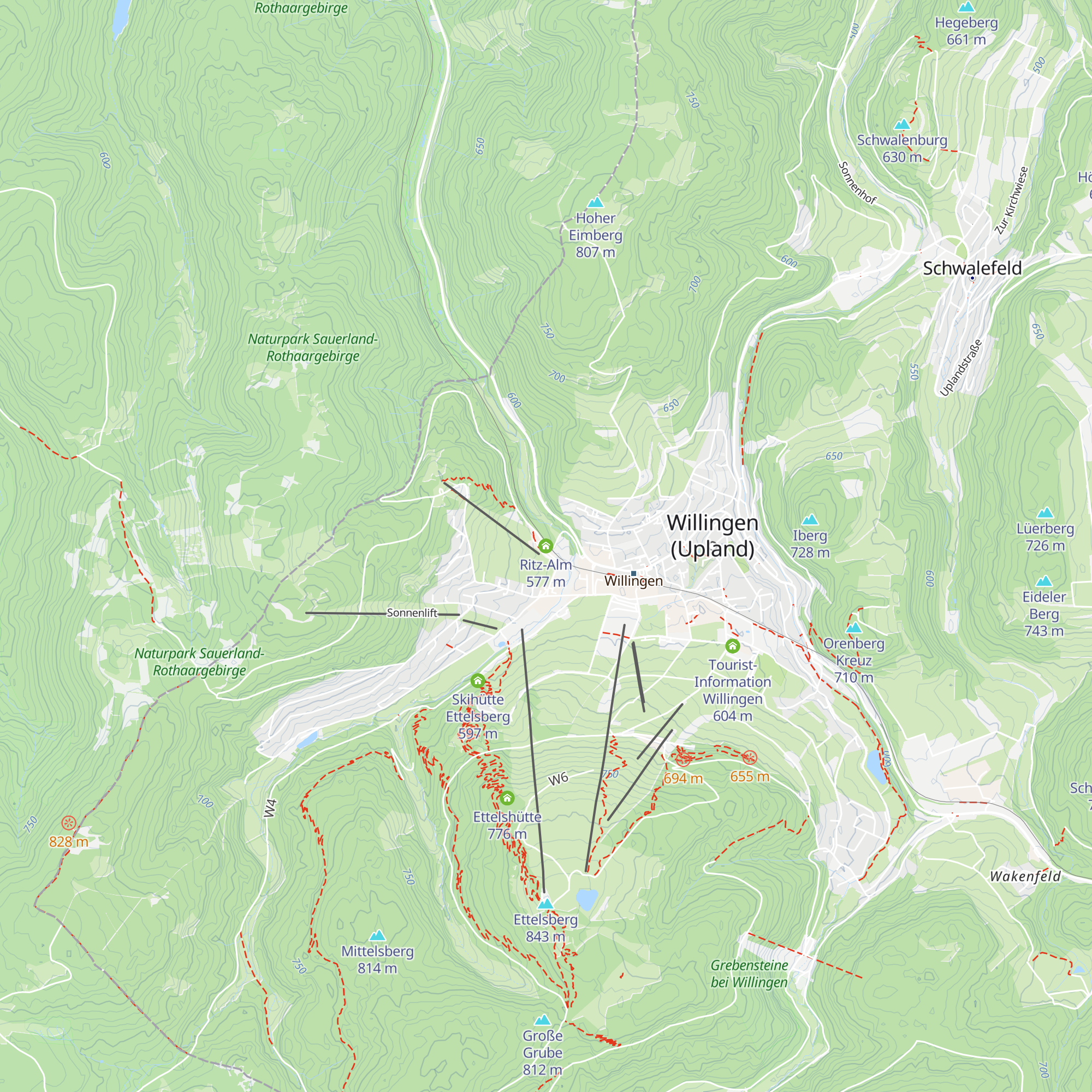 Ritz-Alm map