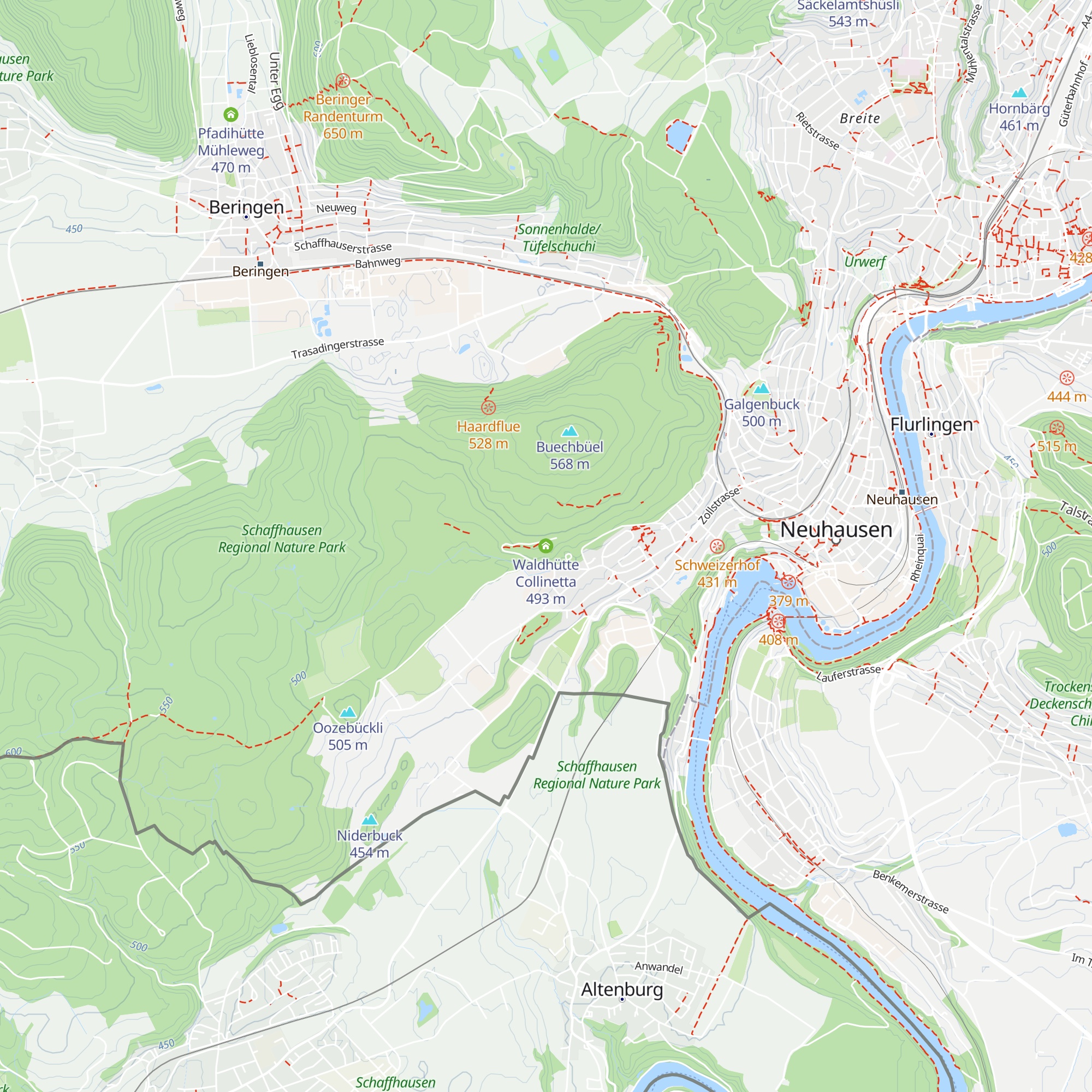 Waldhütte Collinetta map