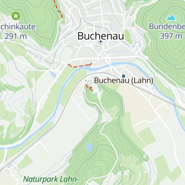 Map of Schutzhütte "Burgberg" / "Auf der Borg"