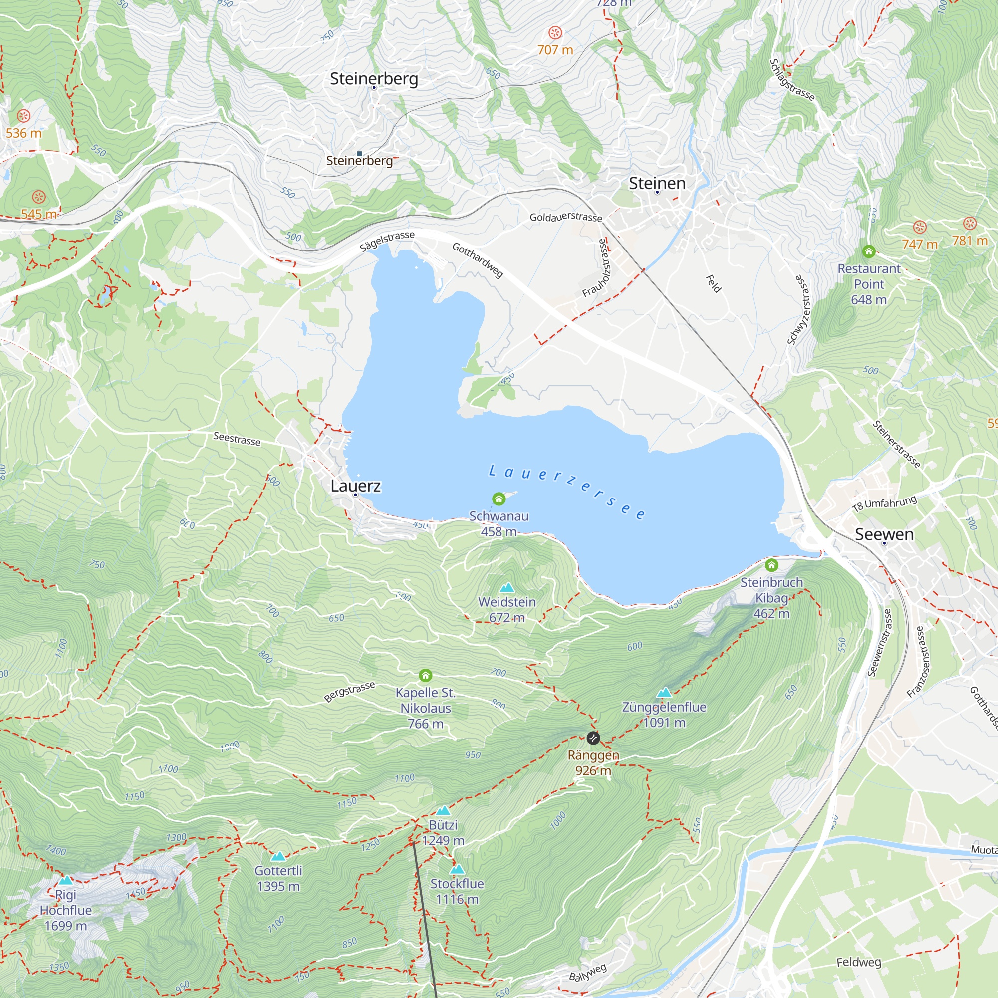 Schwanau map