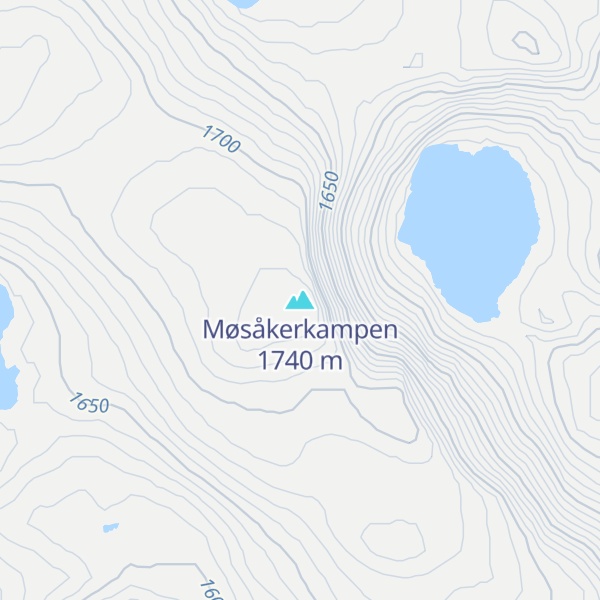 Map of Møsåkerkampen