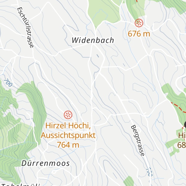 Map of Alter Hirschen