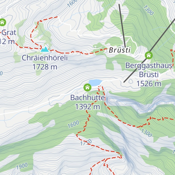 Map of Bachhütte