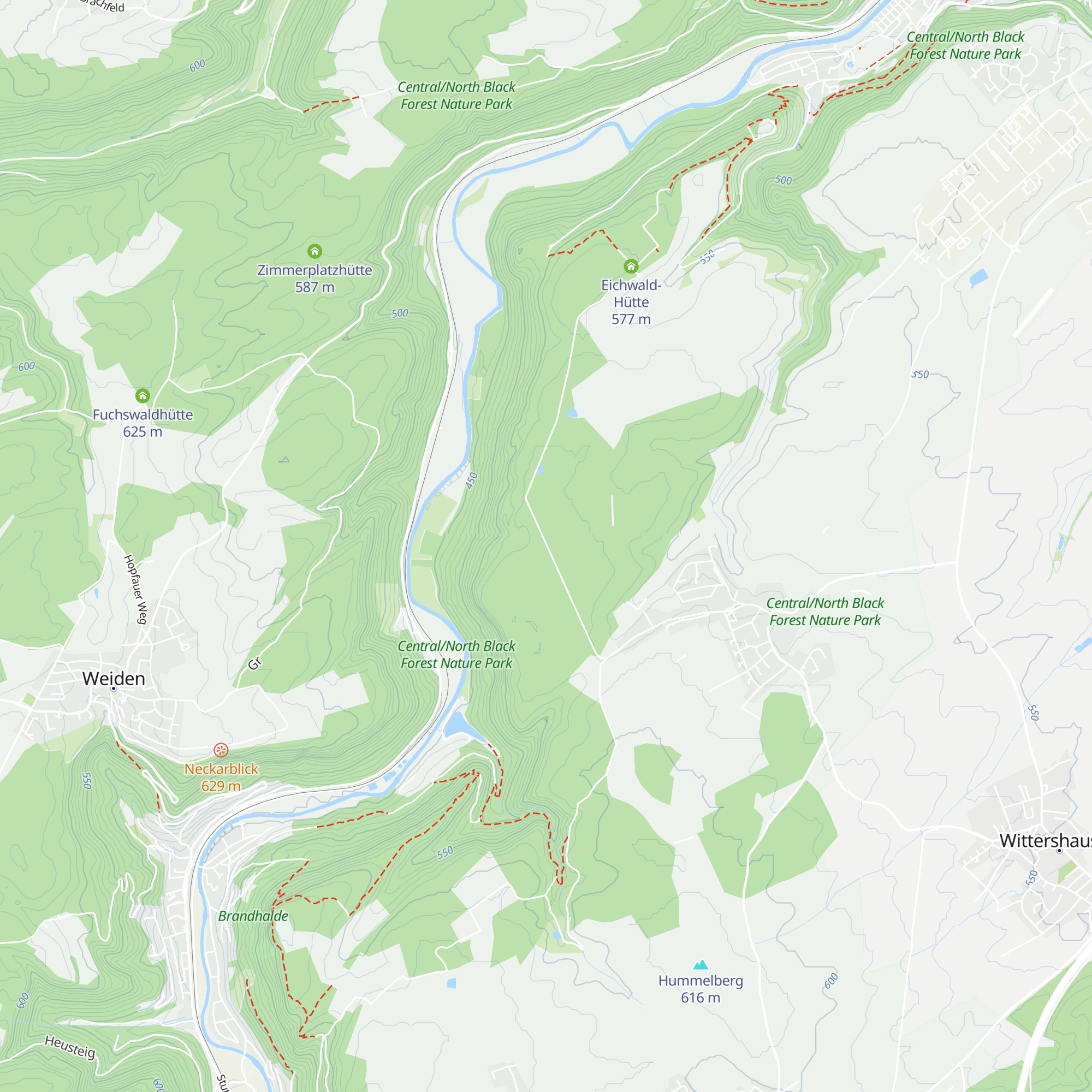 Schleen Hütte map