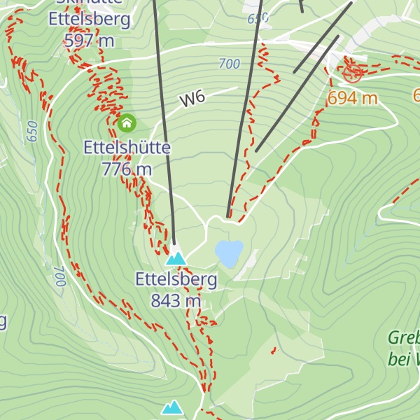 Map of Siggi's Hütte