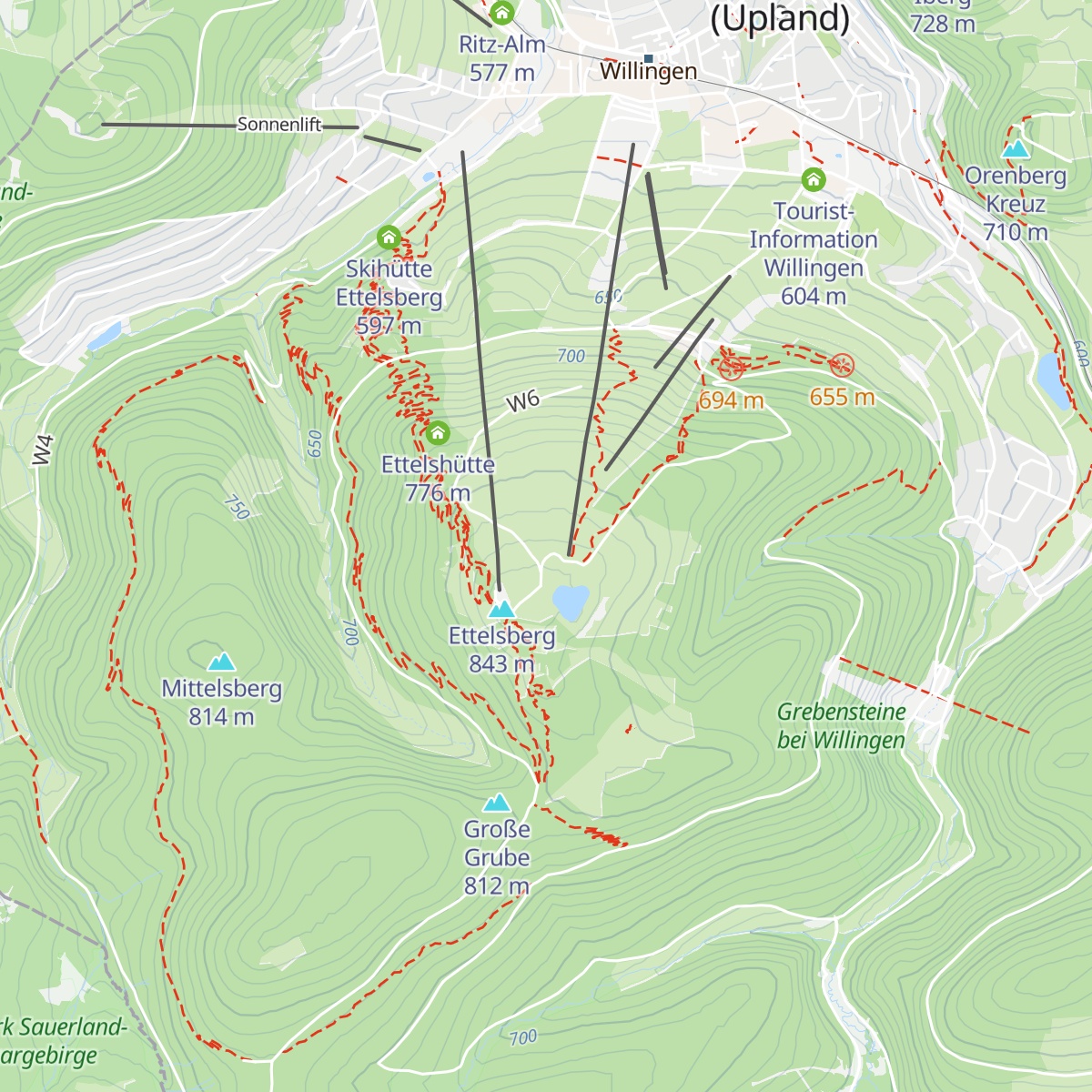 Siggi's Hütte map