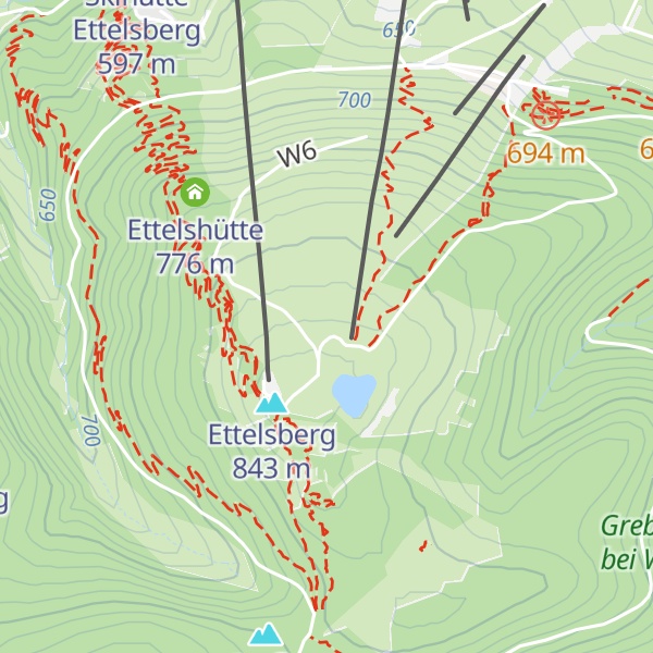 Map of Ettelsberg-Hütte