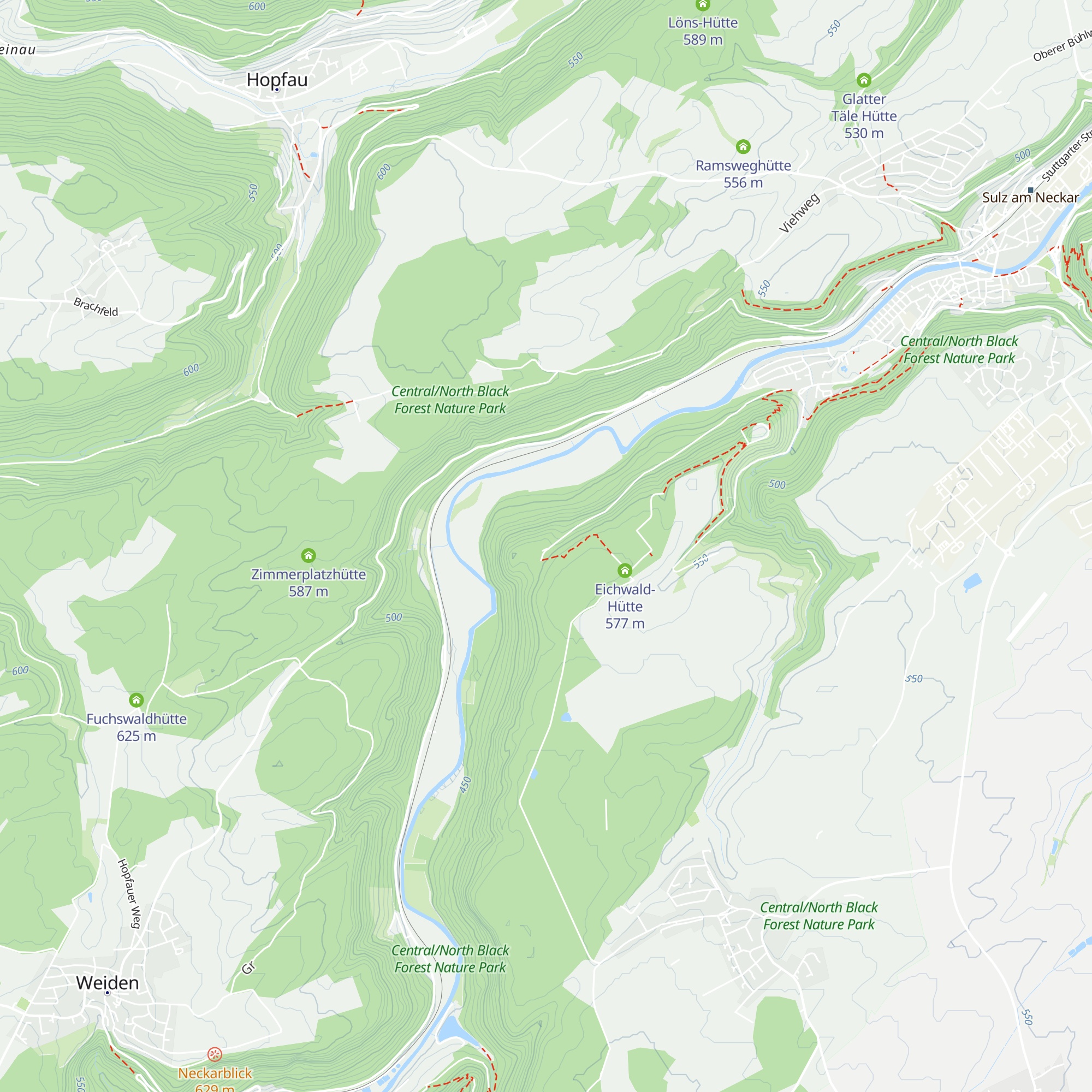 Stumpenhütte map