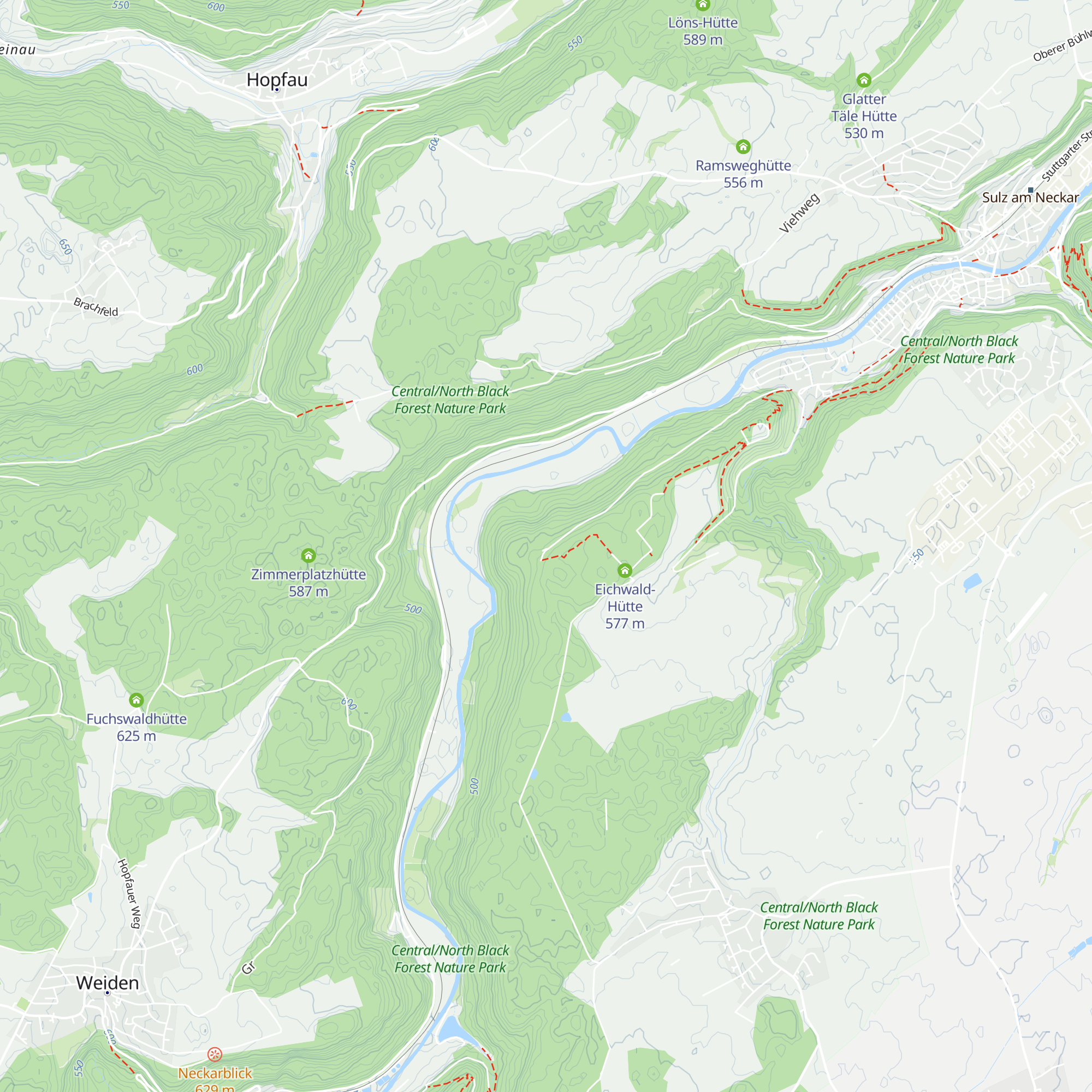 Stumpenhütte map