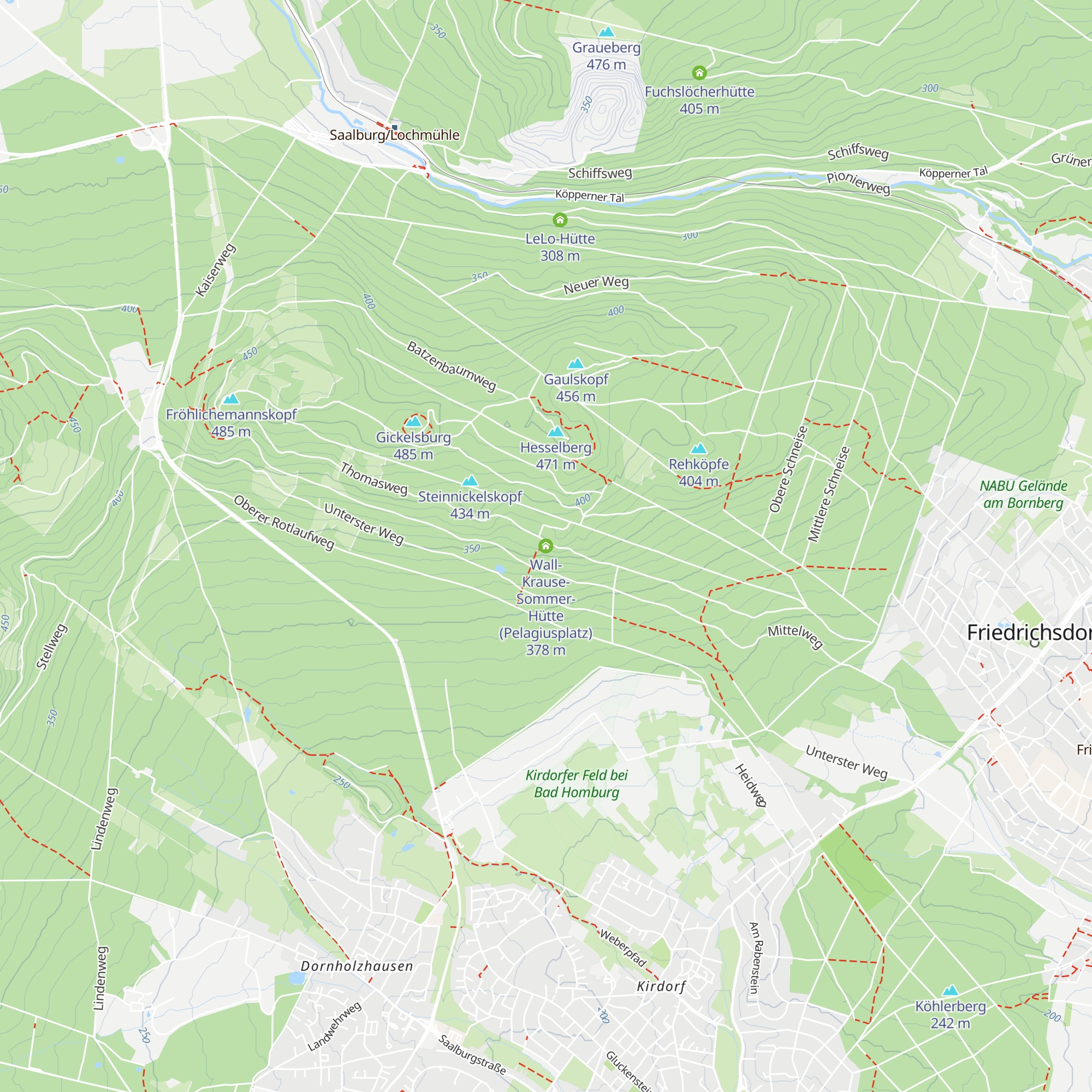 Wall-Krause-Sommer-Hütte (Pelagiusplatz) map