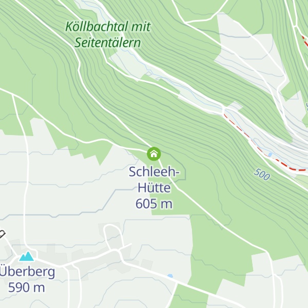 Map of Schleeh- Hütte