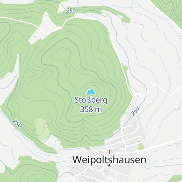 Map of Stoßberg