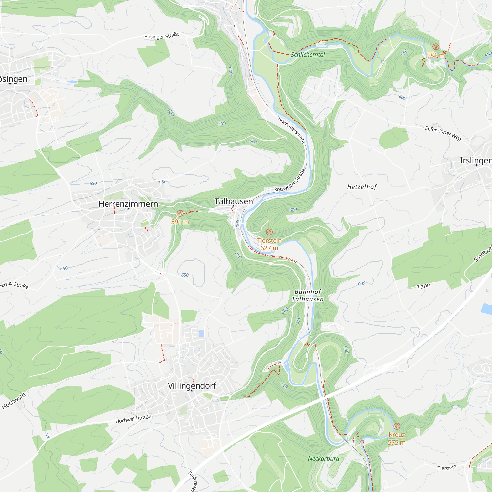 Rosenhütte map