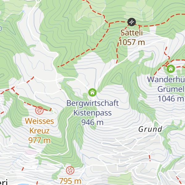 Map of Bergwirtschaft Kistenpass