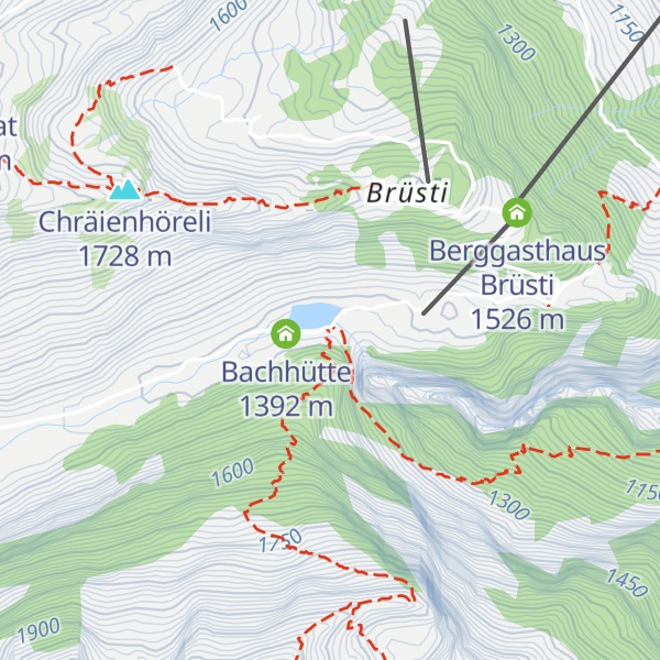Map of Bachhütte