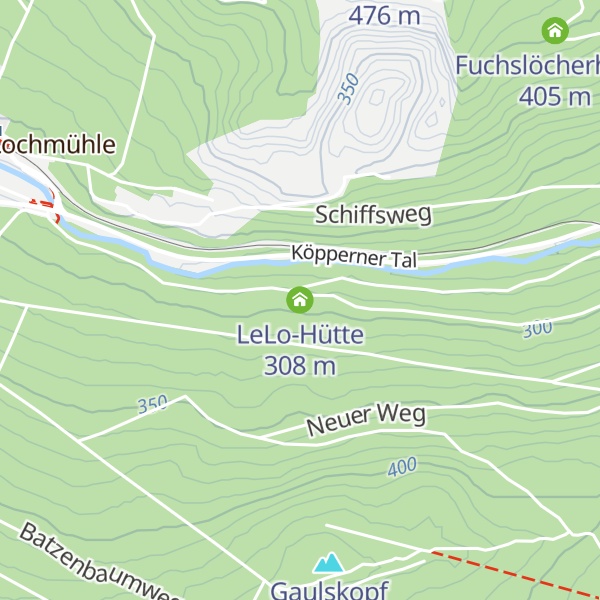 Map of LeLo-Hütte