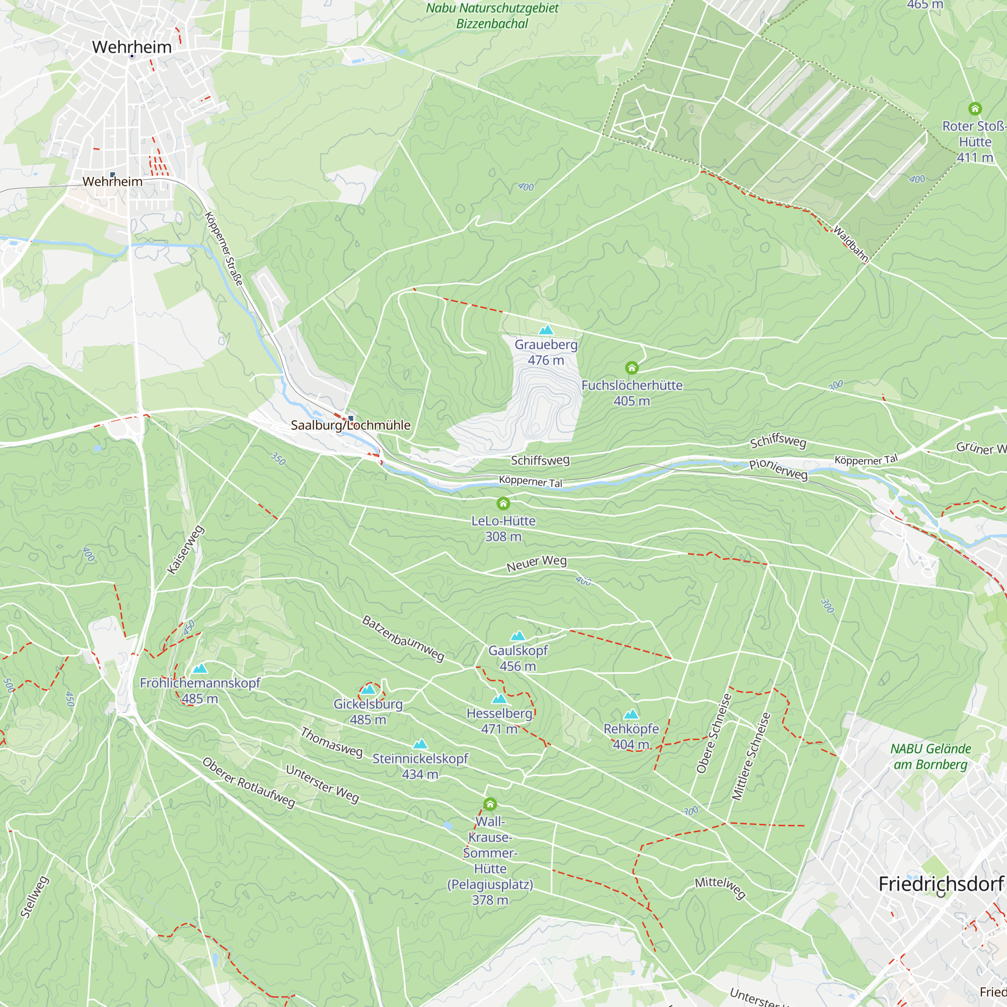 LeLo-Hütte map