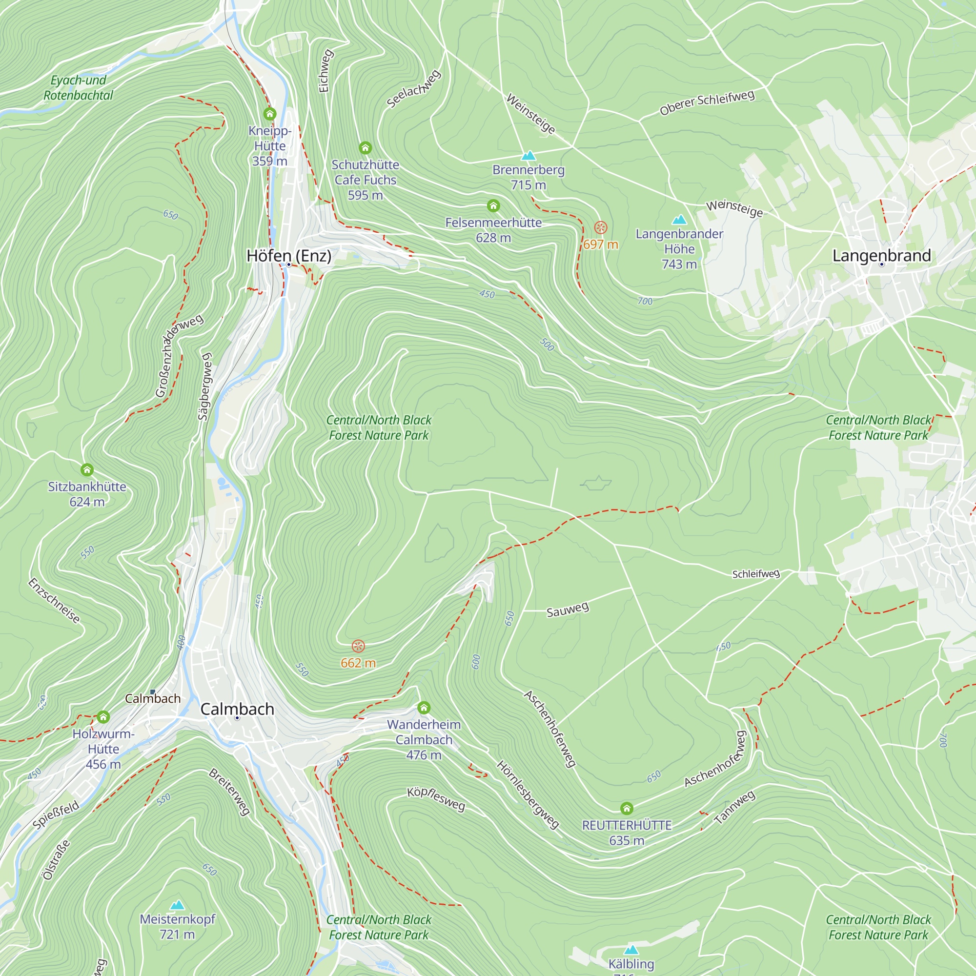 Dreherhütte map