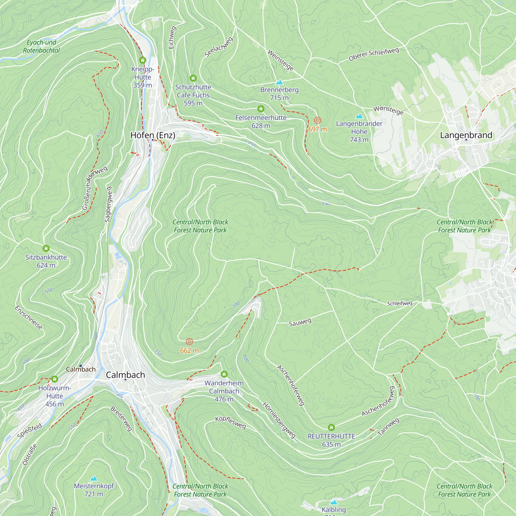 Dreherhütte map