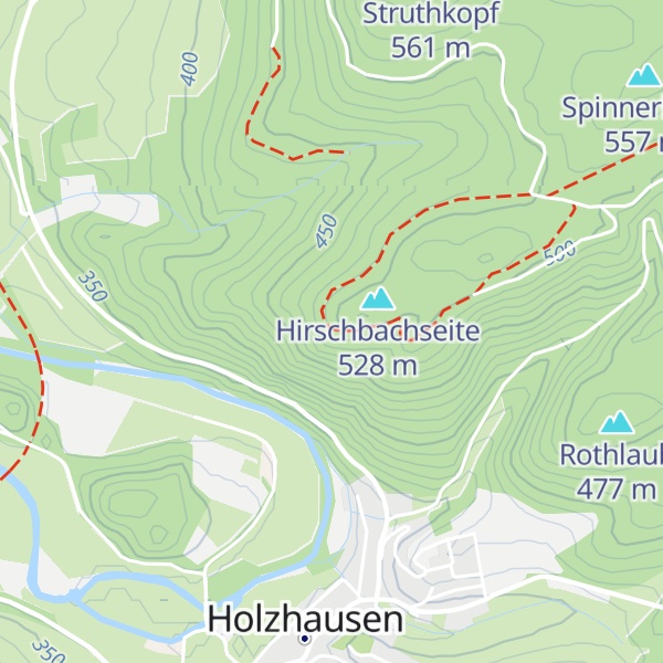 Map of Schutzhütte Holzhäuser Klippen