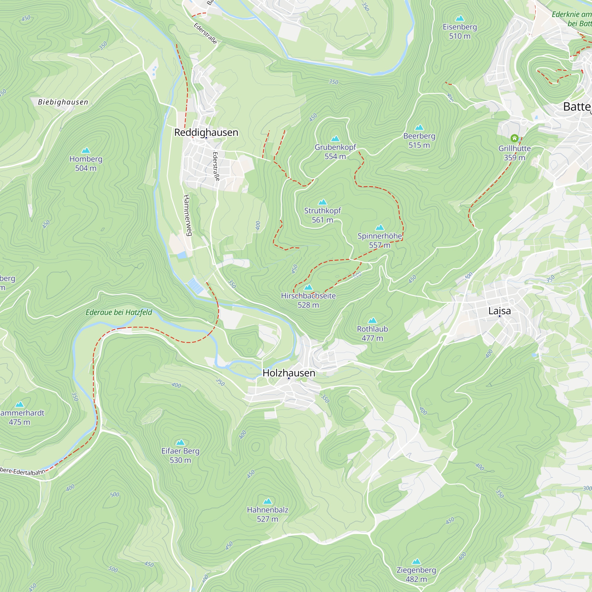 Schutzhütte Holzhäuser Klippen map