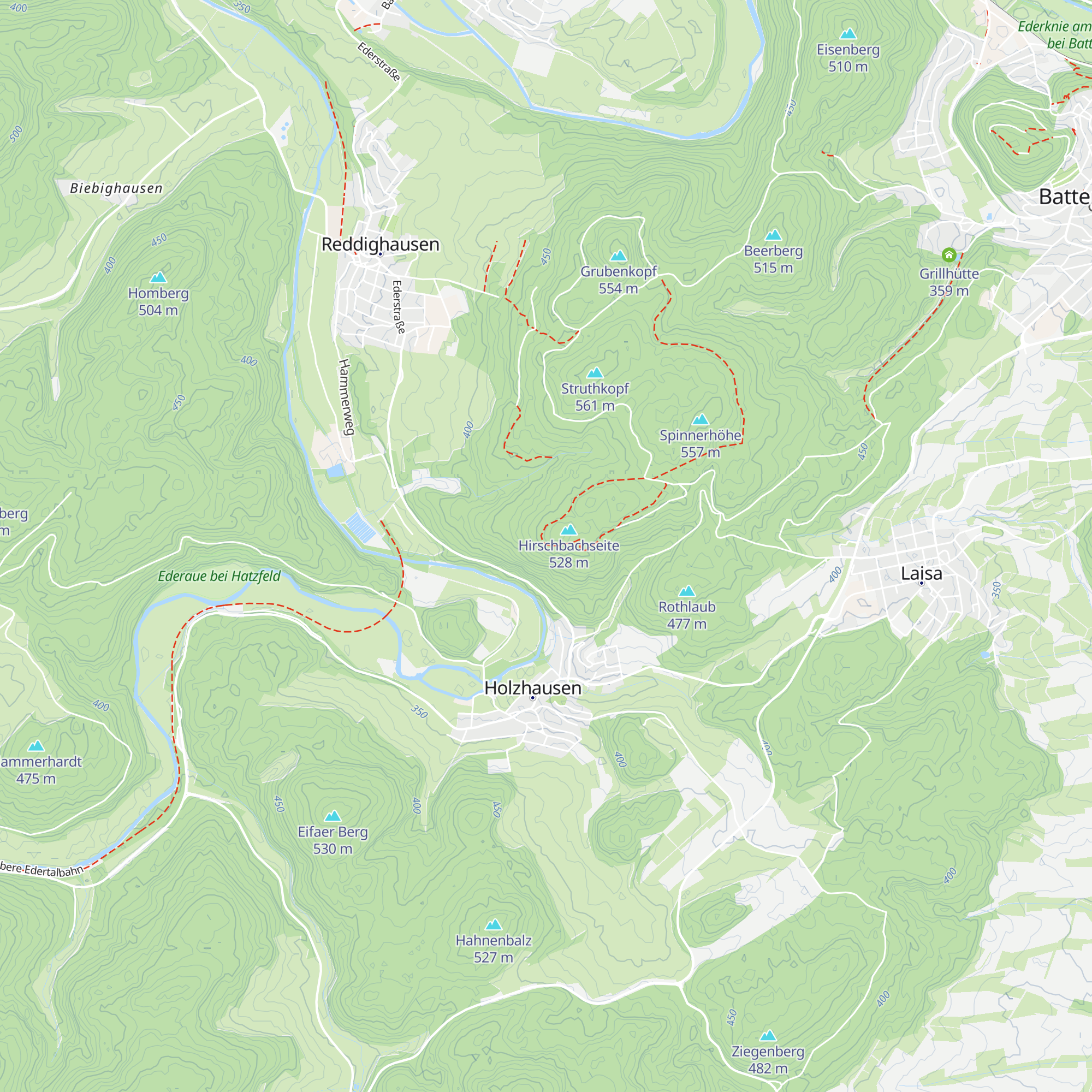 Schutzhütte Holzhäuser Klippen map